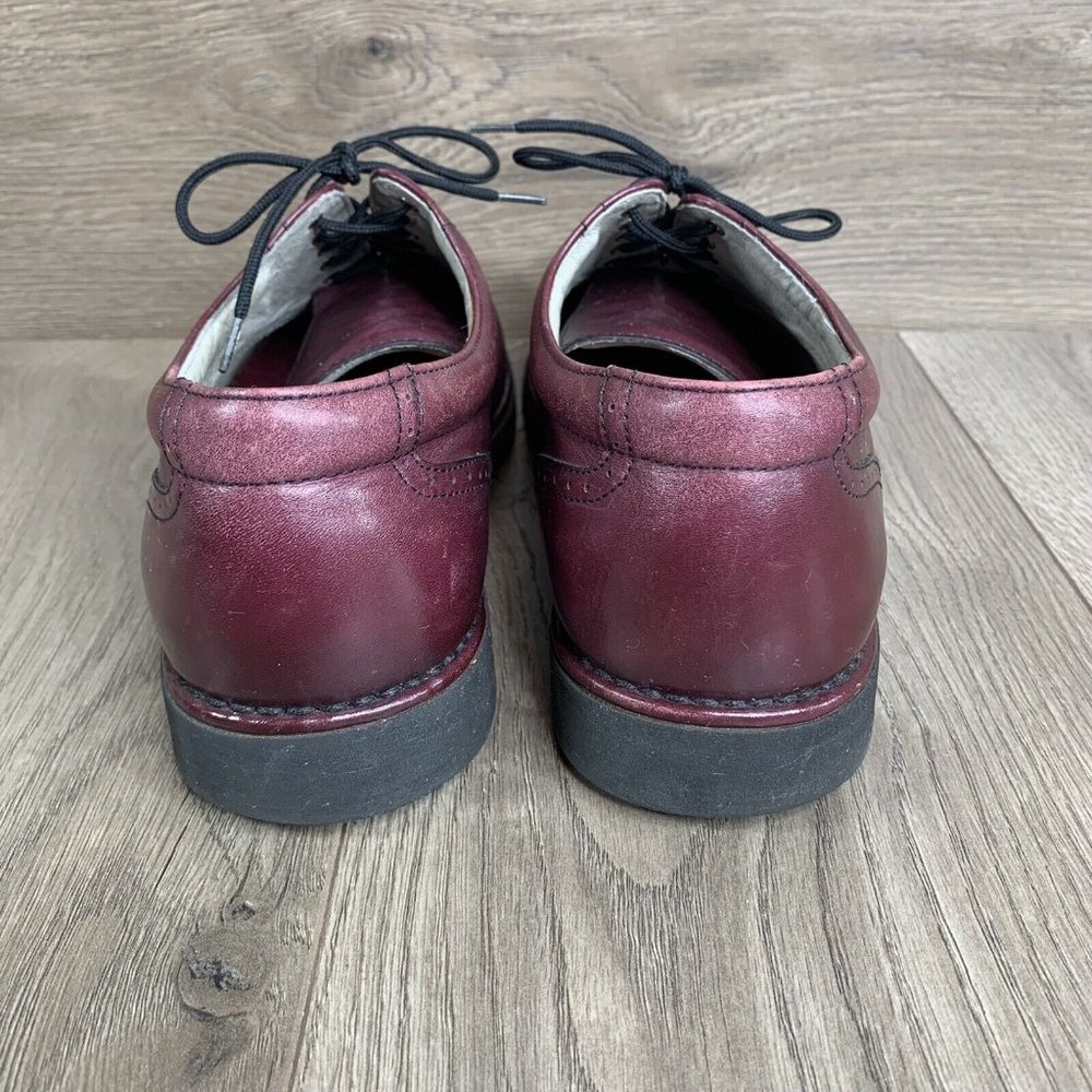 Men's DresSports by Rockport Burgundy Cordovan Leather Shoes M3677 Size 9 - Picture 4 of 11